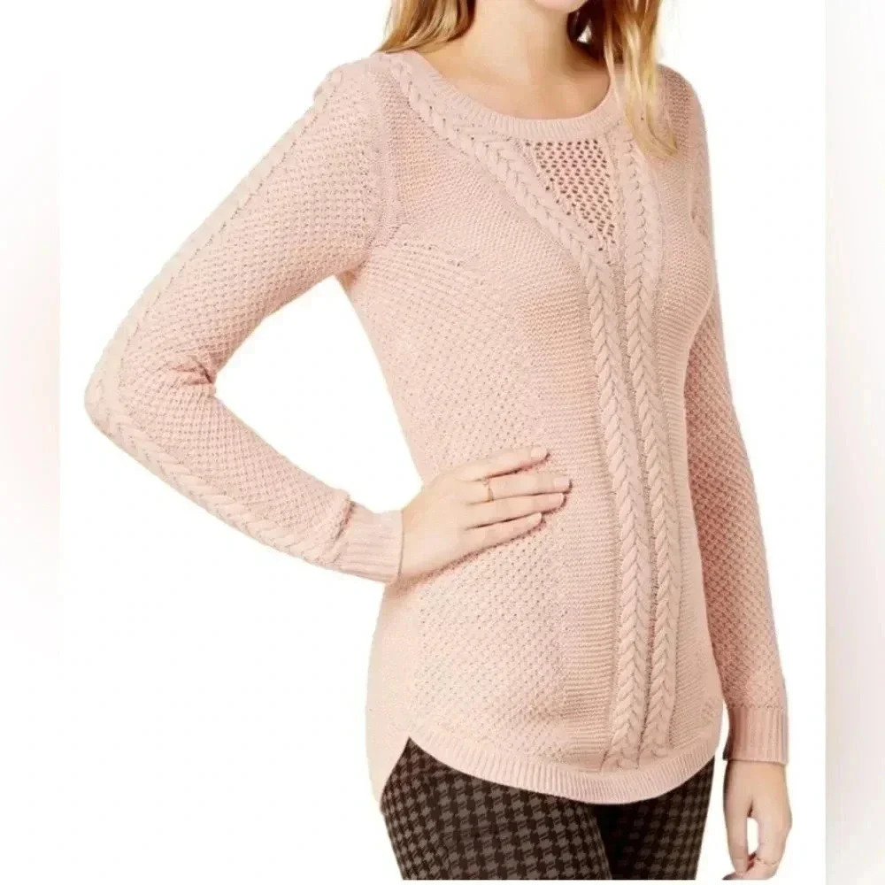 Maison Jules Womens Pullover Sweater